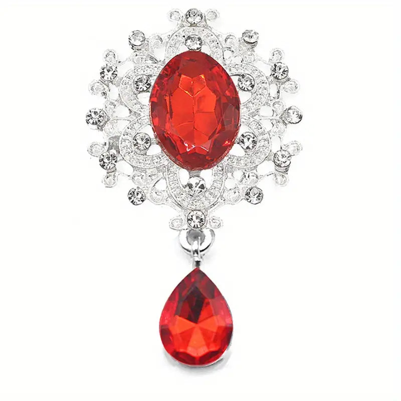 Stunning Tear Drop Dangle Tipsy Sips "Magnetic Bling for your Wine Glass" Choose Colors