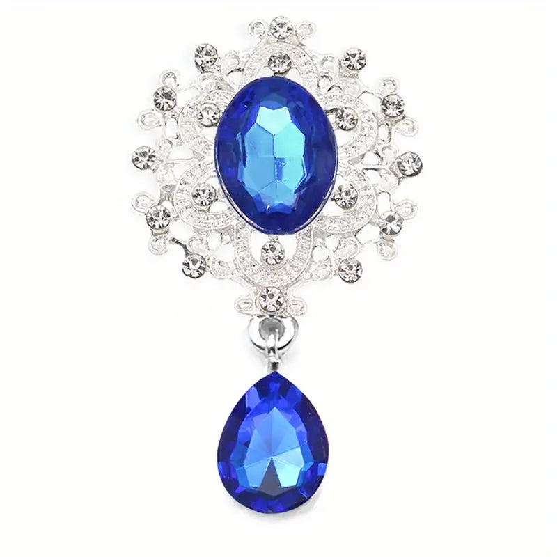 Stunning Tear Drop Dangle Tipsy Sips "Magnetic Bling for your Wine Glass" Choose Colors