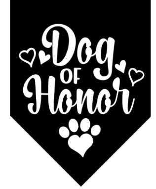 Winey Bitches Co Dog On Honor Doggie Bandana