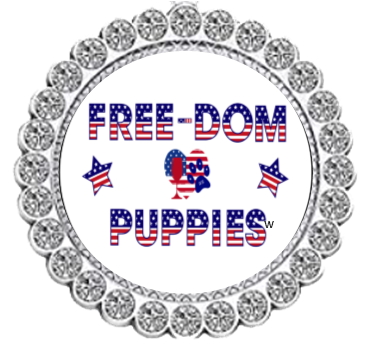 Winey Bitches Co Free-Dom Puppies Patriotic Tipsy Sip Magnectic Wine Charm