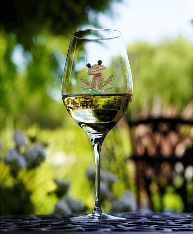 Frog Tipsy Sip "Magnetic Bling for your Wine Glass"