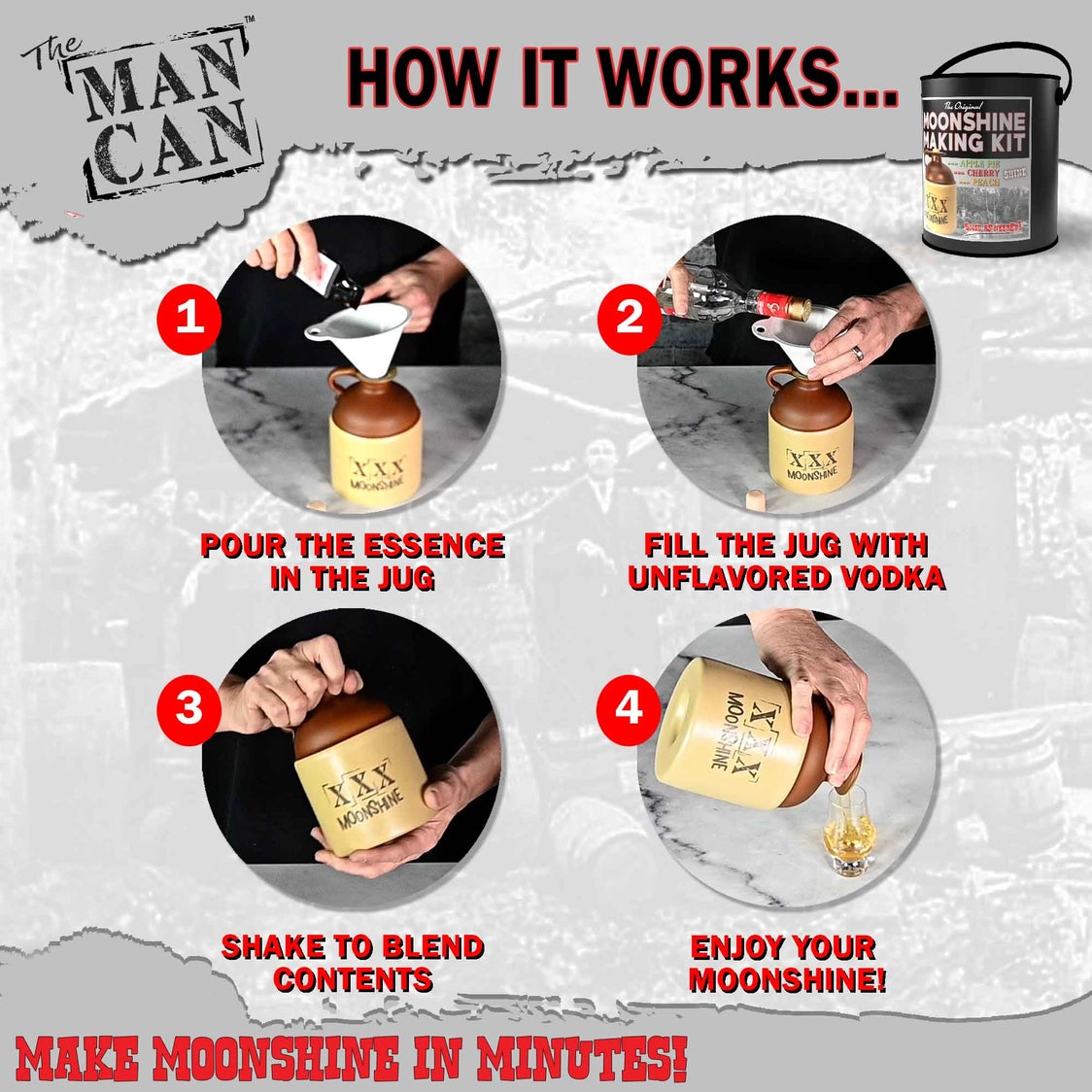 Moonshine Making Kit in a Can