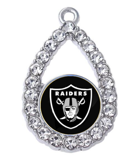 Winey Bitches Co Las Vegas Raiders Tipsy Sips "Magnetic Bling for your Wine Glass" Many styles to choose from