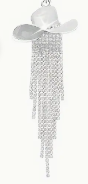 NEW- Cowgirl Chic Hat Tipsy Sips! "Magnetic Bling for your Wine Glass"