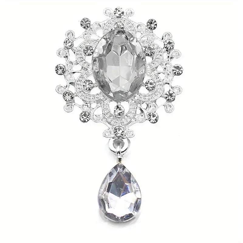 Stunning Tear Drop Dangle Tipsy Sips "Magnetic Bling for your Wine Glass" Choose Colors