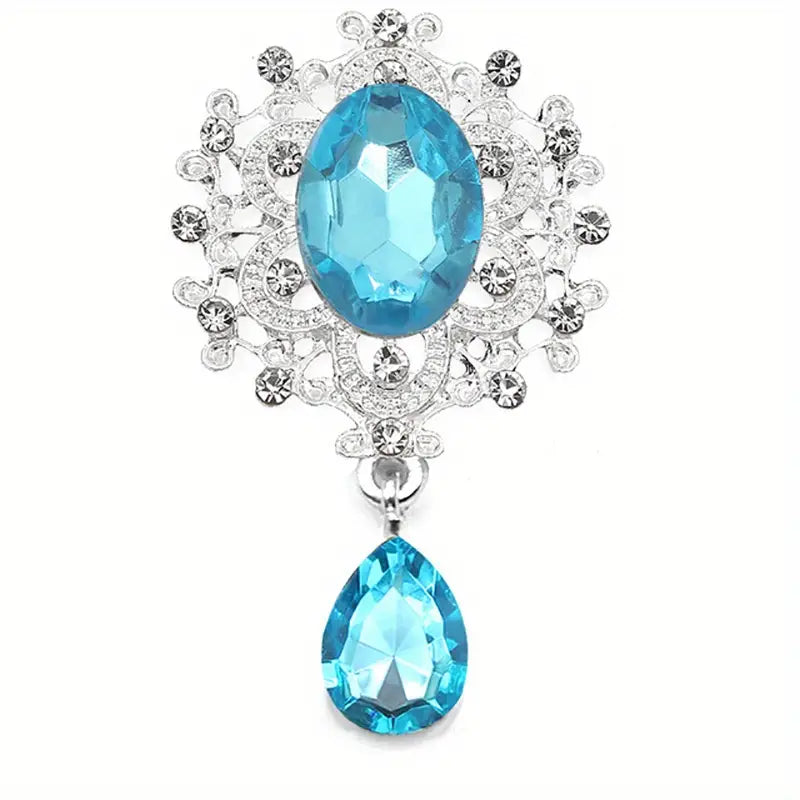 Stunning Tear Drop Dangle Tipsy Sips "Magnetic Bling for your Wine Glass" Choose Colors