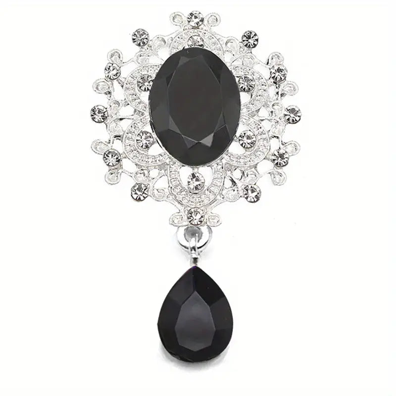 Stunning Tear Drop Dangle Tipsy Sips "Magnetic Bling for your Wine Glass" Choose Colors