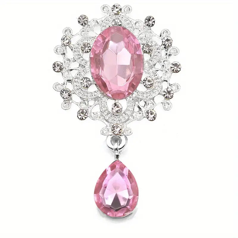 Stunning Tear Drop Dangle Tipsy Sips "Magnetic Bling for your Wine Glass" Choose Colors