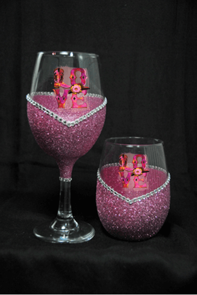 Pink Love Drinkware-Choose your color