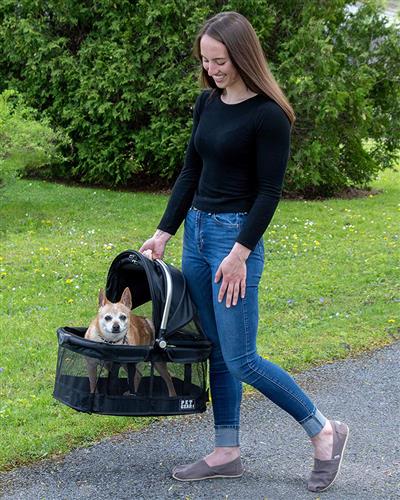 Winey Bitches Co Black VIEW 360 Pet Carrier & Car Seat