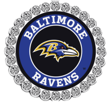 NFL Rhinestone Circle Tipsy Sip glass charms-Choose Your Team - Winey Bitches - Wine- Women- K9's