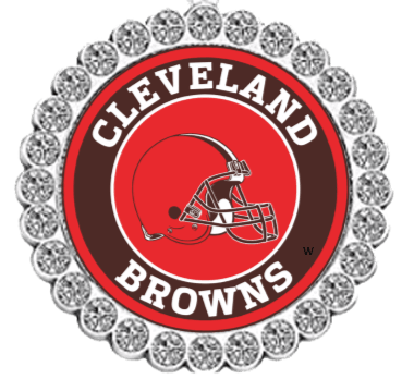 NFL Rhinestone Circle Tipsy Sip glass charms-Choose Your Team - Winey Bitches - Wine- Women- K9's