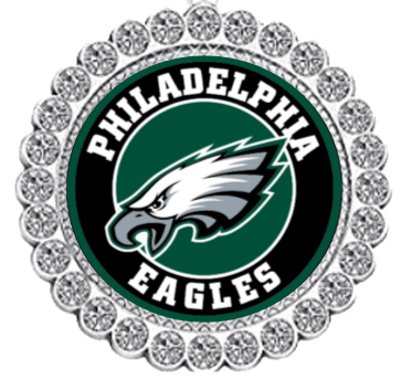 NFL Rhinestone Circle Tipsy Sip glass charms-Choose Your Team - Winey Bitches - Wine- Women- K9's
