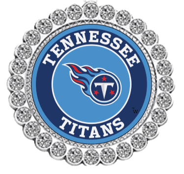 NFL Rhinestone Circle Tipsy Sip glass charms-Choose Your Team - Winey Bitches - Wine- Women- K9's