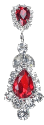 Winey Bitches Co Gem Stone Danglers Tipsy Sips "Magnetic Bling for your Wine Glass" choose your color
