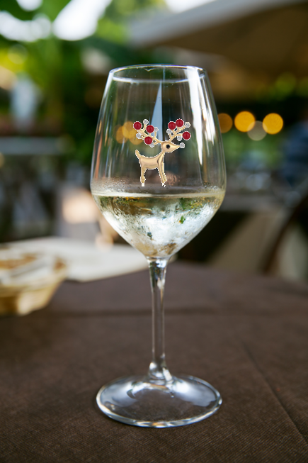 Winey Bitches Co Reindeer Tipsy Sips! "Magnetic Bling for your Wine Glass"