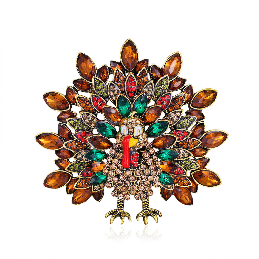 Winey Bitches Co Thanksgiving Day Turkey Tipsy Sip "Magnetic Bling for your Wine Glass"