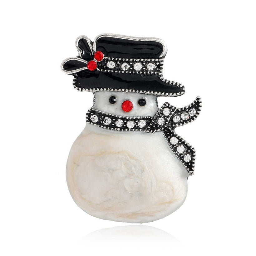 Winey Bitches Co Snowman Tipsy Sip "Magnetic Bling for your Wine Glass"