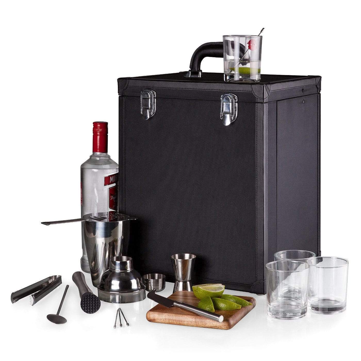 Winey Bitches Co PORTABLE HAMILTON TRAVEL BAR – BLACK - WineyBitches.Co - Winey Bitches