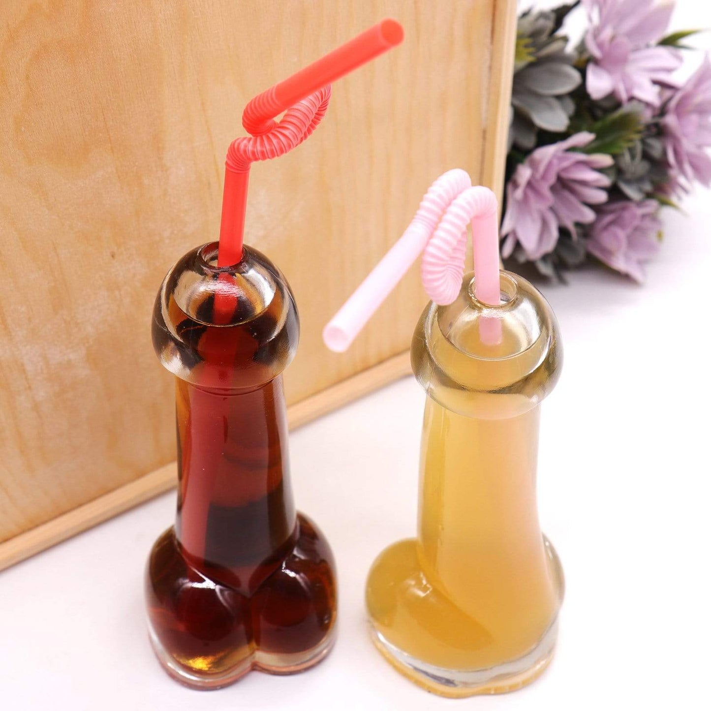 Barware Winey Bitches Co 1 pc 150 ml penis shape cocktail glass-bachelorette party WineyBitchesCo