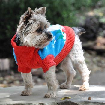 Combed Cotton Ugly Snowman Holiday Dog Sweater - Winey Bitches - Wine- Women- K9's