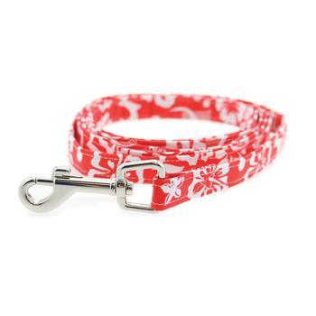 Cool Mesh Harness Hawaiian Hibiscus - Red - Winey Bitches - Wine- Women- K9's