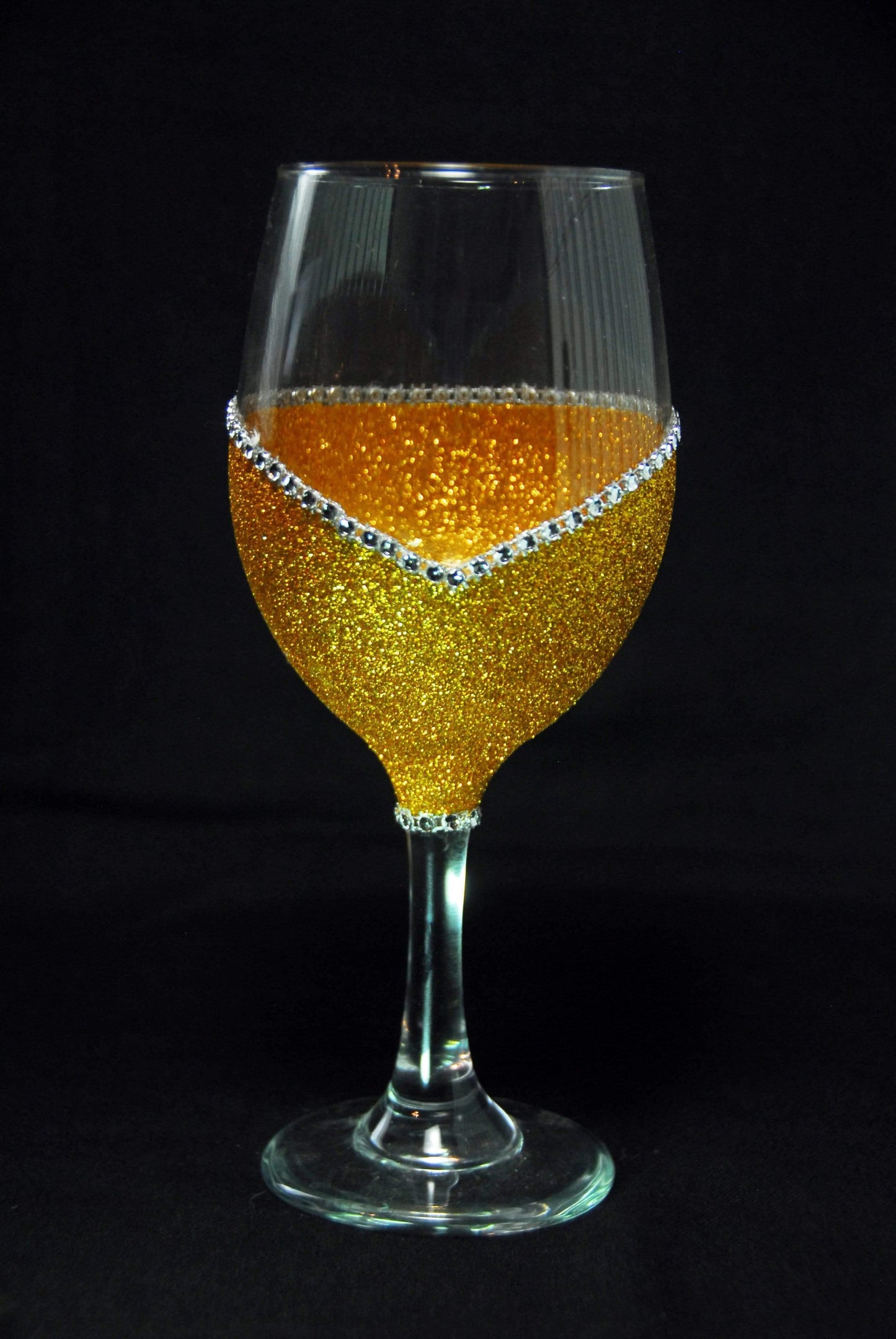 Classy with A Bitchy Side Bling Stem or Stemless Wine Glasses-Choose your color-Just Sayin' - Winey Bitches - Wine- Women- K9's