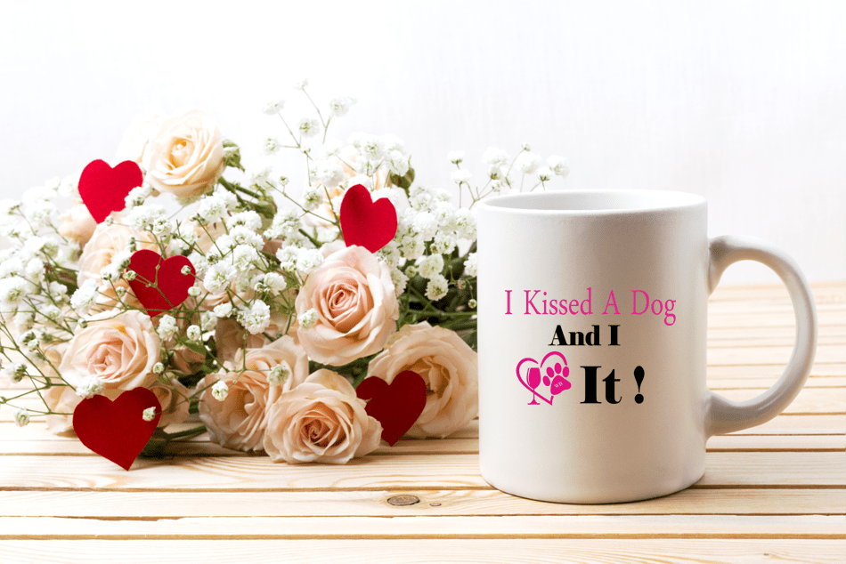Drinkware White / One Size WineyBitches.co "I Kissed A Dog And I Loved It:" 15 oz. White Mug WineyBitchesCo