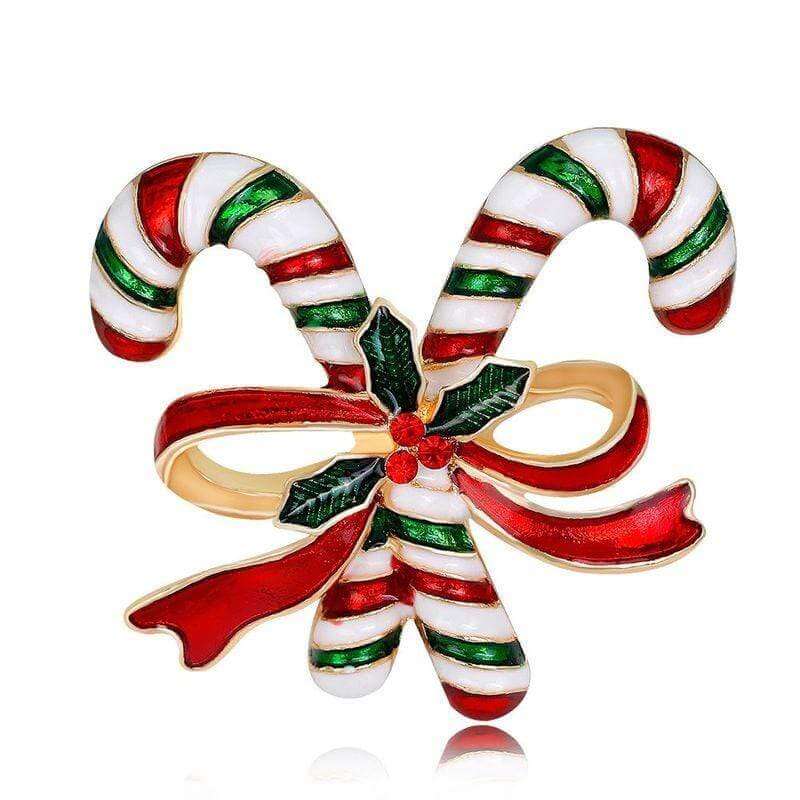 Drinkware Winey Bitches Co Holiday Candy Cane Tipsy Sip! "Magnetic Bling for your Wine Glass" WineyBitchesCo