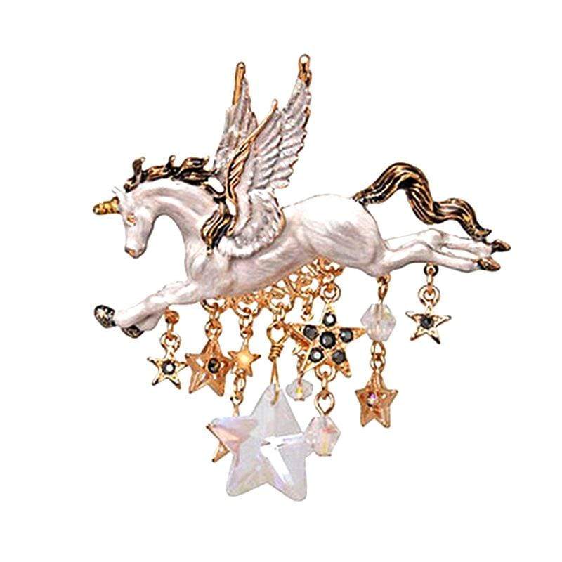 Drinkware Winey Bitches Co Pegasus/ Unicorn Tipsy Sip "Magnetic Bling for your Wine Glass" WineyBitchesCo