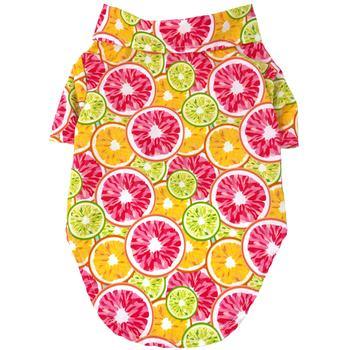 Doggie Hawaiian Camp Shirt -Citrus Slice - Winey Bitches - Wine- Women- K9's