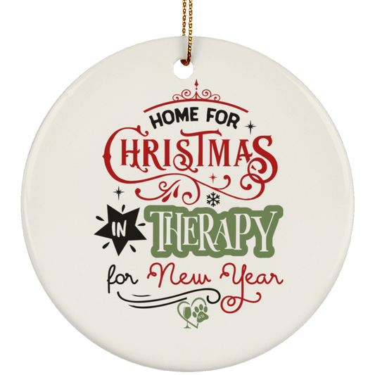 Housewares White / One Size SUBORNC Ceramic Circle Ornament WineyBitchesCo