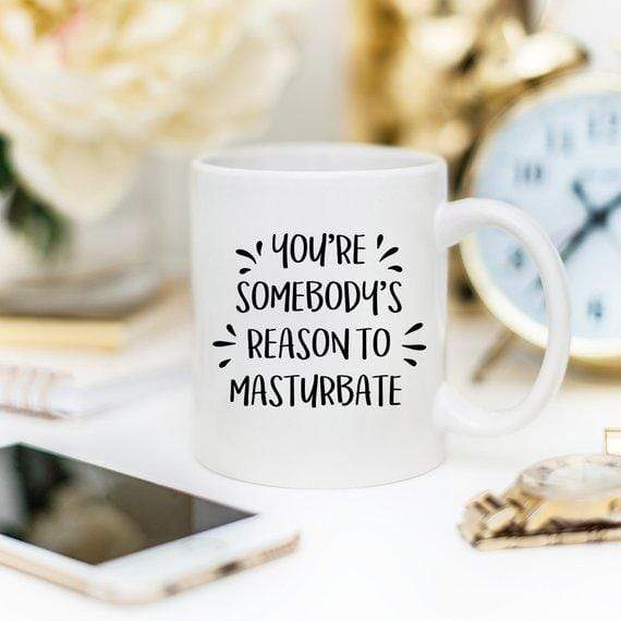 Kitchen Winey Bitches Coffee Mug, Reason To Masturbate WineyBitchesCo