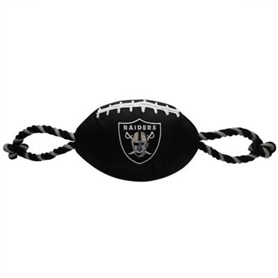 Pet Accessories WineyBitches.Co LAS VEGAS RAIDERS DOG FOOTBALL TUG TOY WineyBitchesCo