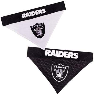Pet Accessories WineyBitches.Co LAS VEGAS RAIDERS DOG REVERSABLE BANDANA WineyBitchesCo