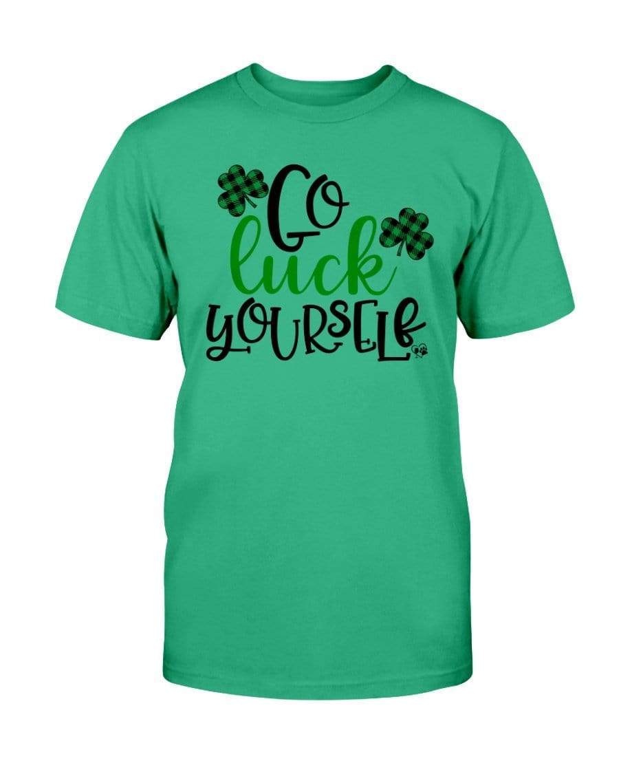 Shirts Antque Irish Green / S Winey Bitches Co "Go Luck Yourself" Ultra Cotton T-Shirt WineyBitchesCo