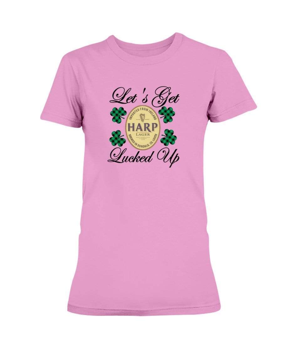 Shirts Azalea / S Winey Bitches Co "Let's Get Lucked Up" Harp Ladies Missy T-Shirt WineyBitchesCo