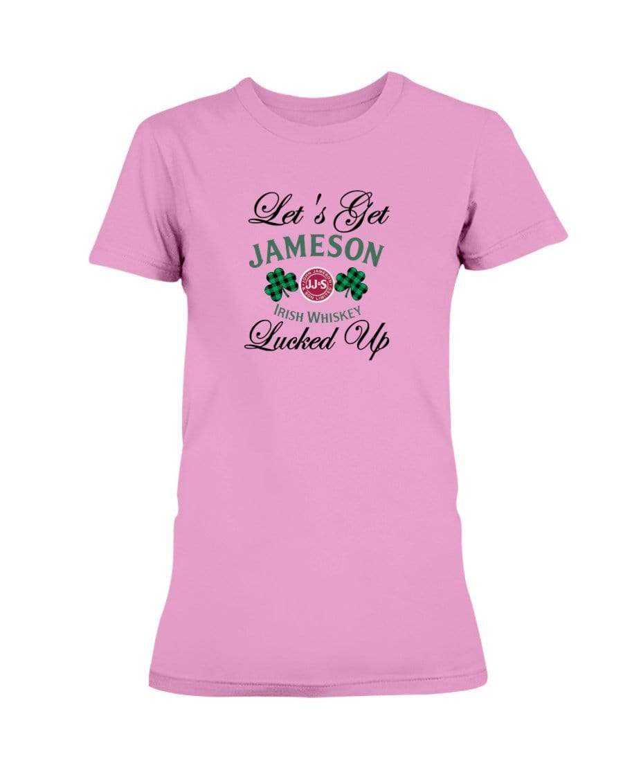Shirts Azalea / S Winey Bitches Co "Let's Get Lucked Up" Jameson Ladies Missy T-Shirt WineyBitchesCo