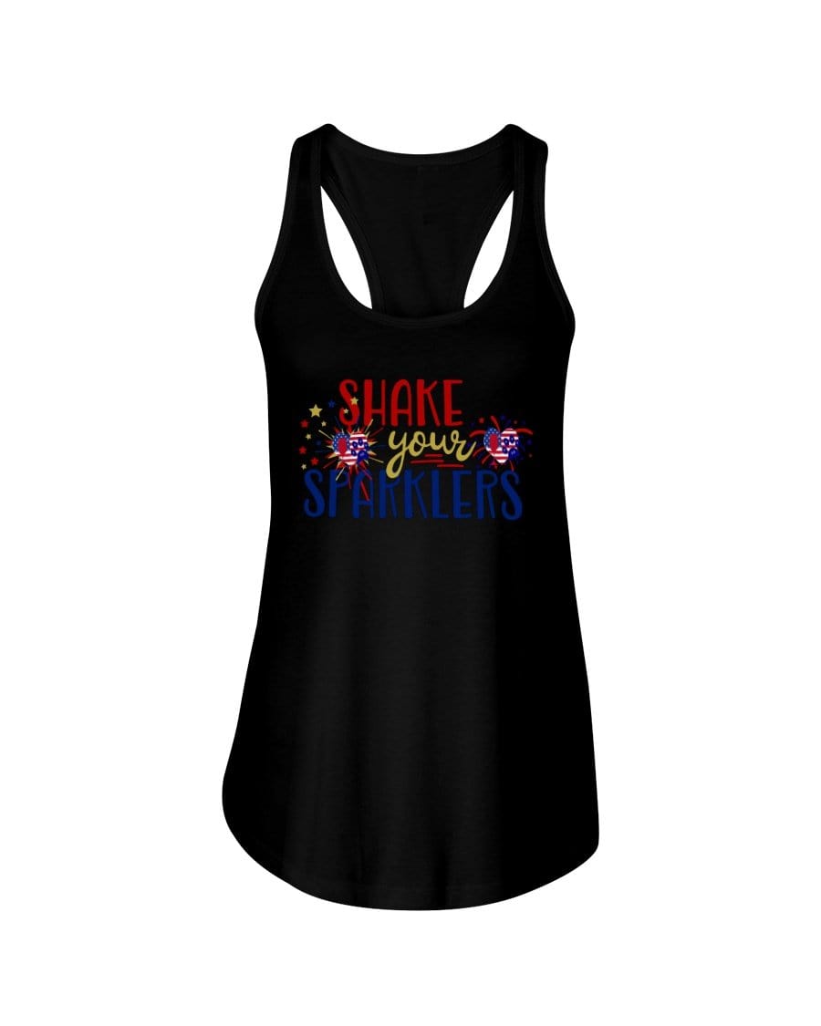 Shirts Black / XS Winey Bitches Co "Shake your Sparklers" Ladies Racerback Tank WineyBitchesCo