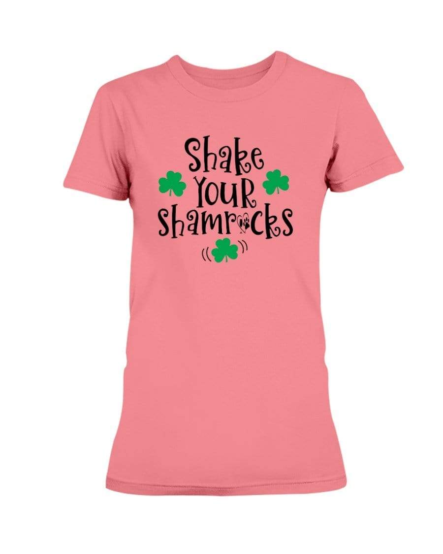 Shirts Coral Silk / S Winey Bitches Co "Shake Your Shamrocks" Ladies Missy T-Shirt WineyBitchesCo