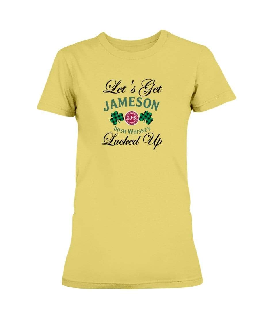 Shirts Daisy / S Winey Bitches Co "Let's Get Lucked Up" Jameson Ladies Missy T-Shirt WineyBitchesCo