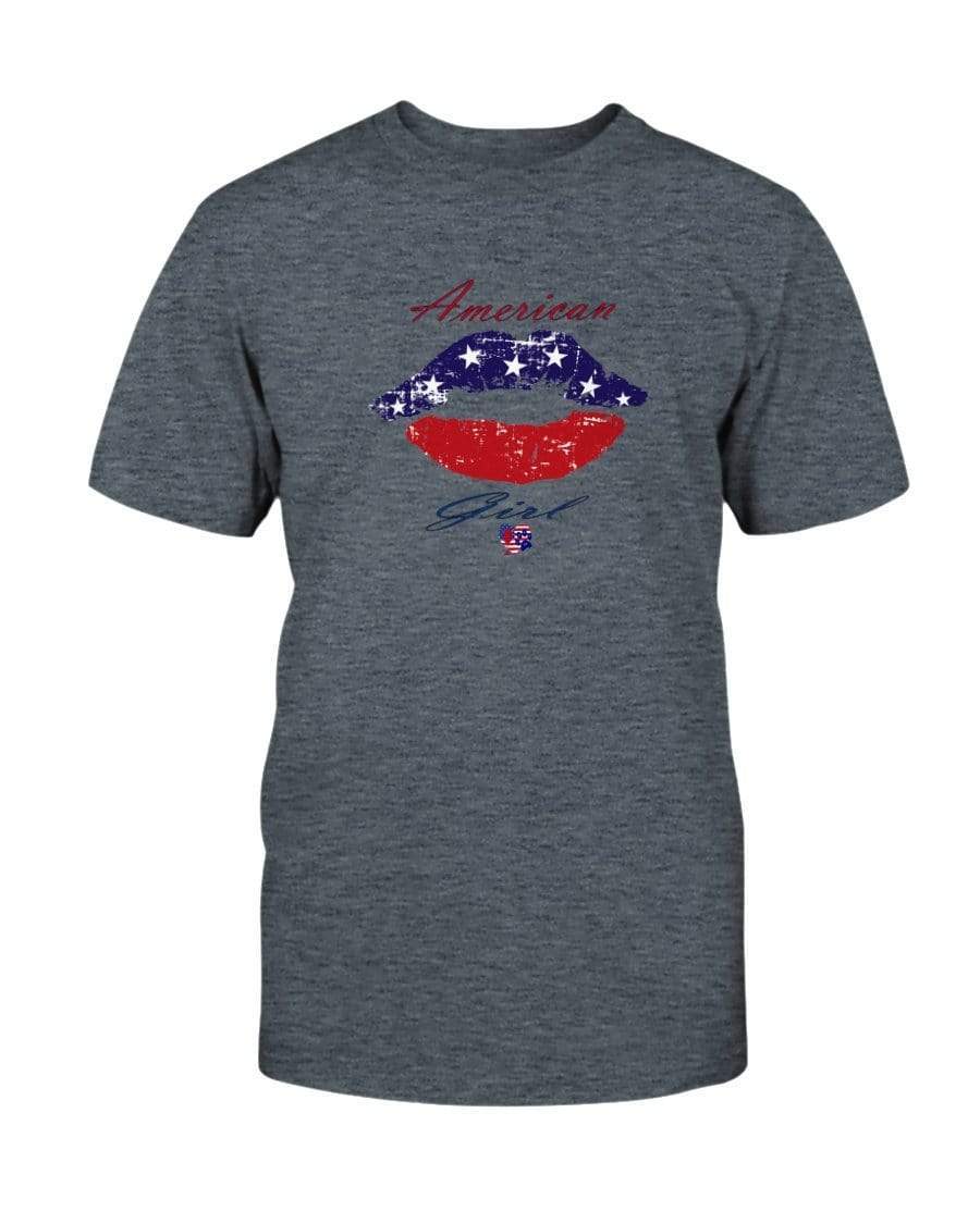 Shirts Dark Heather / S Winey Bitches Co "American Girl" Ultra Cotton T-Shirt WineyBitchesCo