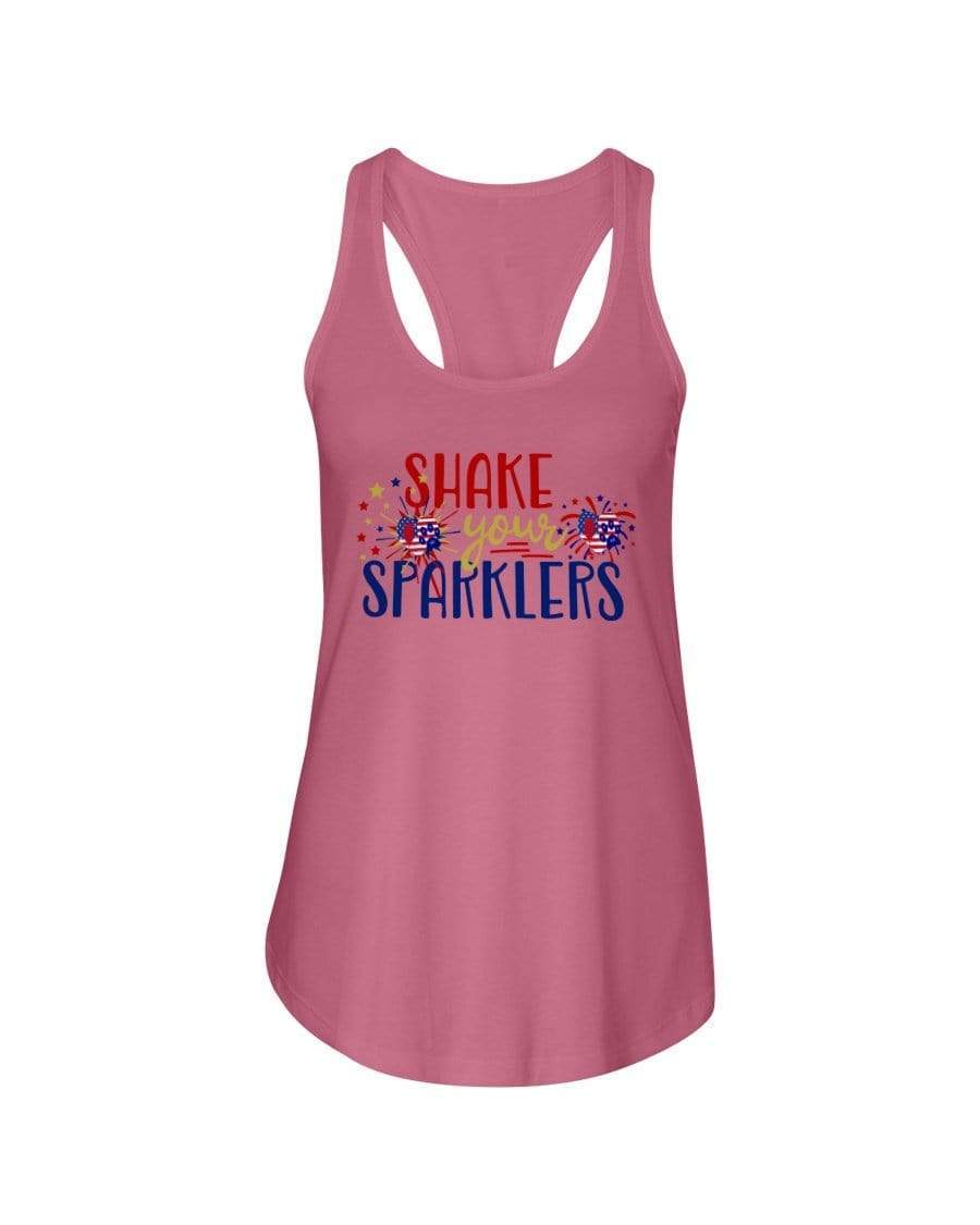 Shirts Hot Pink / XS Winey Bitches Co "Shake your Sparklers" Ladies Racerback Tank WineyBitchesCo