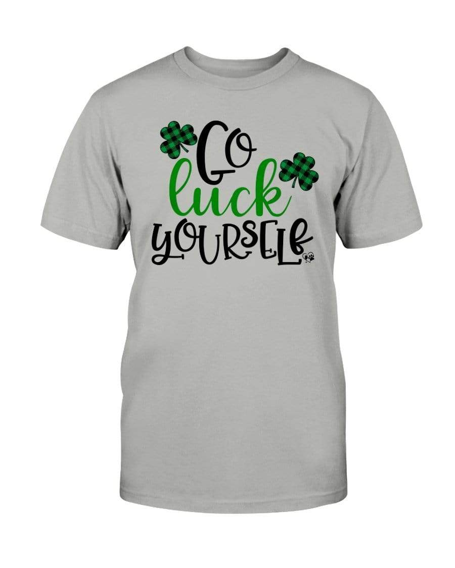 Shirts Ice Grey / S Winey Bitches Co "Go Luck Yourself" Ultra Cotton T-Shirt WineyBitchesCo