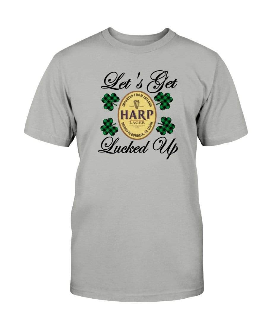 Shirts Ice Grey / S Winey Bitches Co "Let's Get Lucked Up" Harp Ultra Cotton T-Shirt WineyBitchesCo