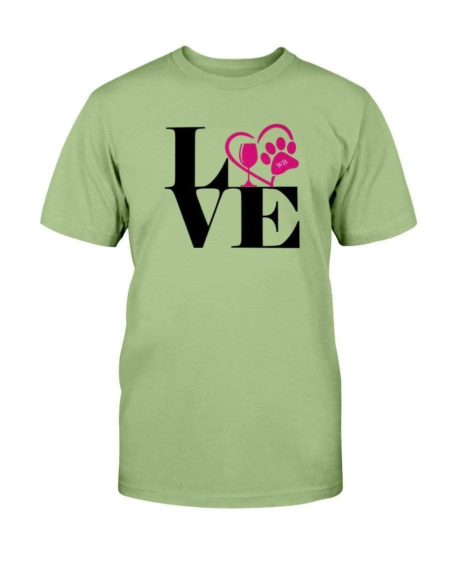Shirts Kiwi / S Winey Bitches Co "Love Squared" Ultra Cotton T-Shirt WineyBitchesCo