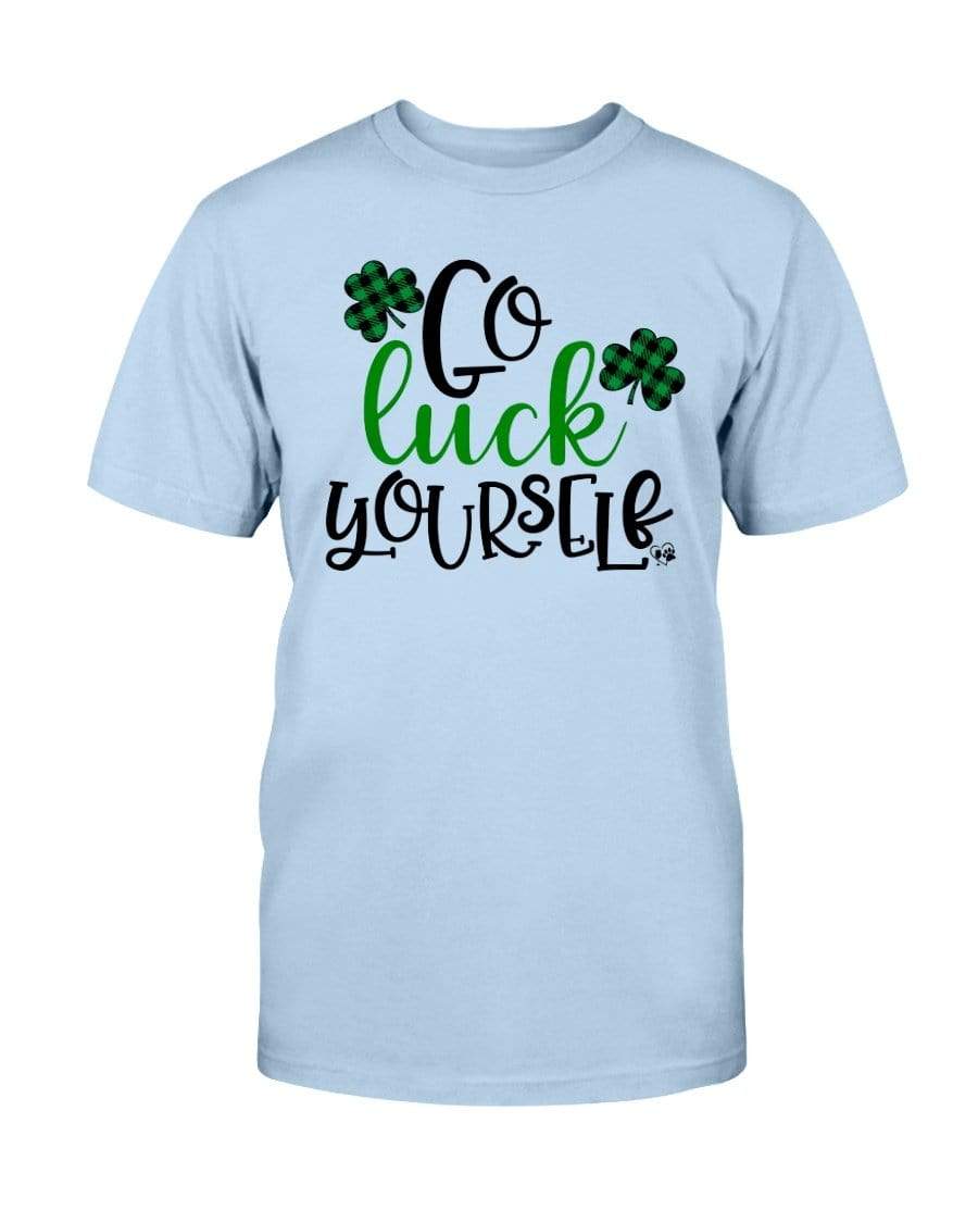 Shirts Light Blue / S Winey Bitches Co "Go Luck Yourself" Ultra Cotton T-Shirt WineyBitchesCo