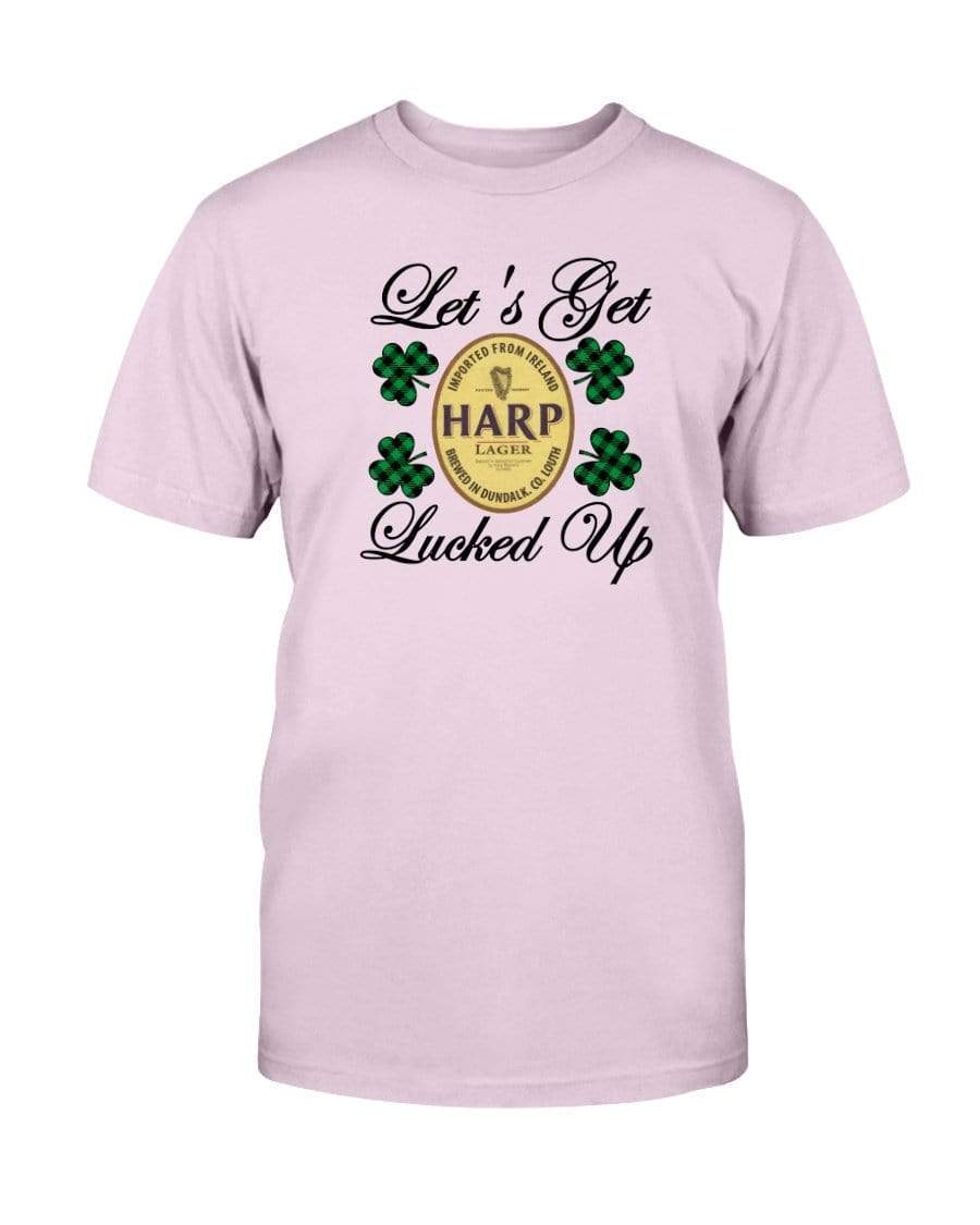 Shirts Light Pink / S Winey Bitches Co "Let's Get Lucked Up" Harp Ultra Cotton T-Shirt WineyBitchesCo