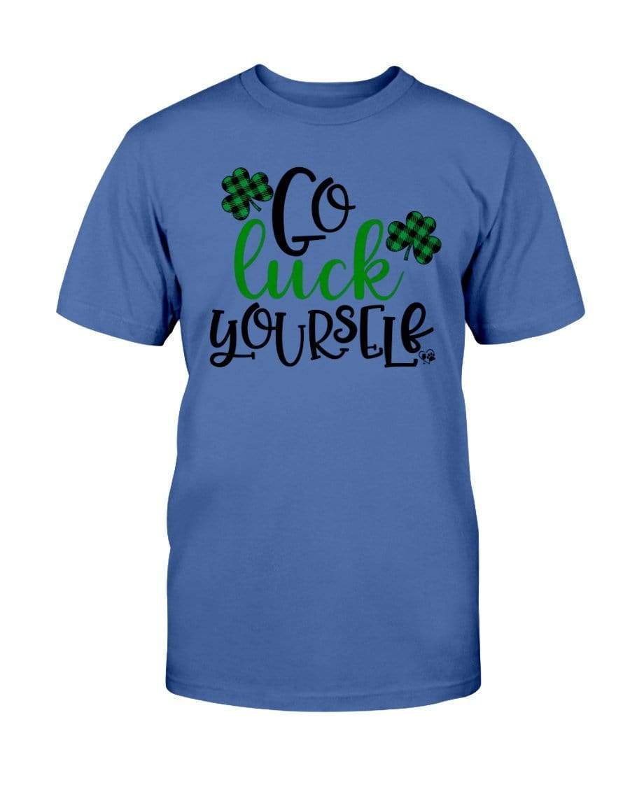 Shirts Metro Blue / S Winey Bitches Co "Go Luck Yourself" Ultra Cotton T-Shirt WineyBitchesCo