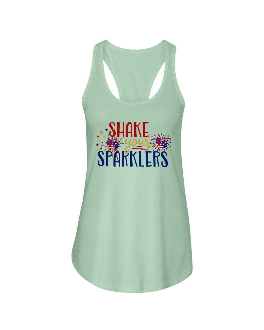 Shirts Mint / XS Winey Bitches Co "Shake your Sparklers" Ladies Racerback Tank WineyBitchesCo